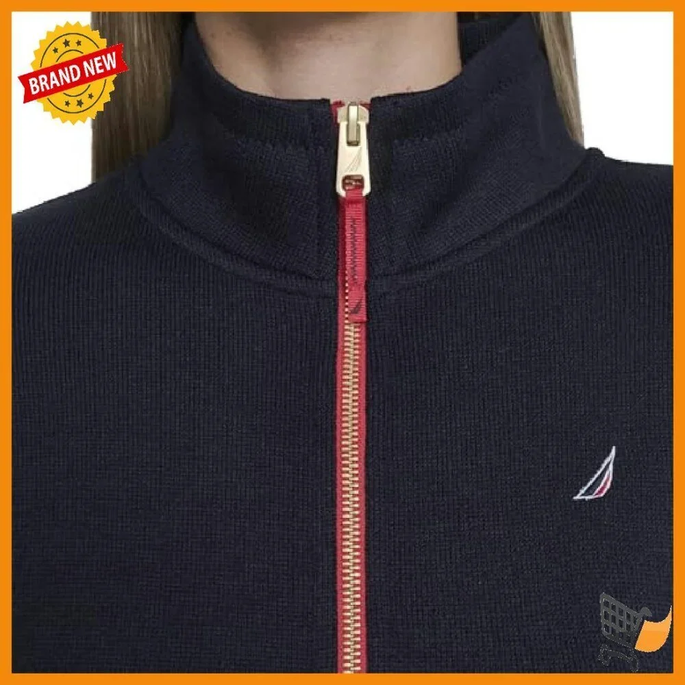 Women's Mockneck Zip Up Fleece Jacket - Cozy Layering Essential